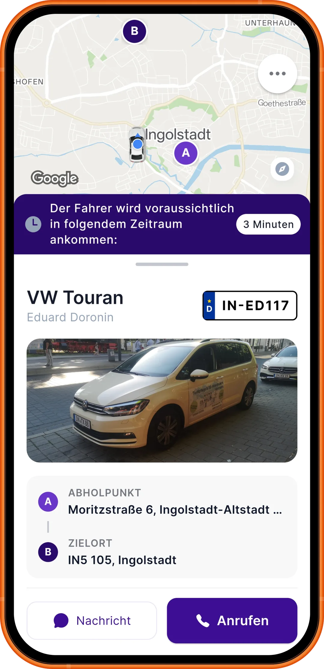 piccab App: Hop in & pay